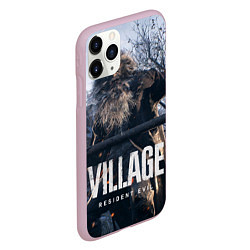 Чехол iPhone 11 Pro матовый RESIDENT EVIL VILLAGE, цвет: 3D-розовый — фото 2