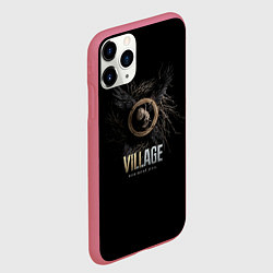 Чехол iPhone 11 Pro матовый Resident Evil Village, цвет: 3D-малиновый — фото 2