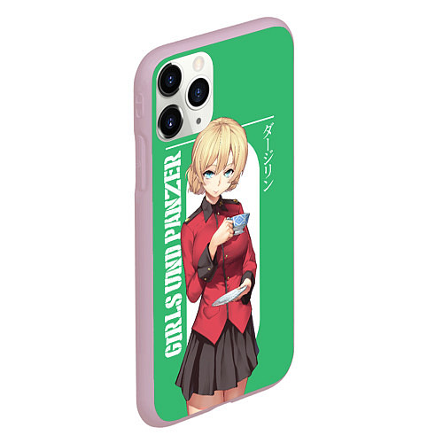Чехол iPhone 11 Pro матовый Darjeeling / 3D-Розовый – фото 2