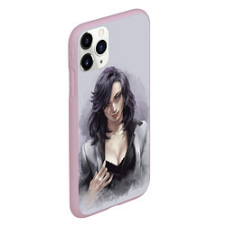 Чехол iPhone 11 Pro матовый Рэйко, цвет: 3D-розовый — фото 2