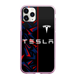 Чехол iPhone 11 Pro матовый TESLA MOTORS ТЕСЛА