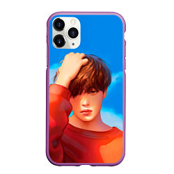 Чехол iPhone 11 Pro матовый Park Jimin Art