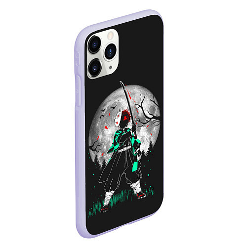 Чехол iPhone 11 Pro матовый Moon Slayer / 3D-Светло-сиреневый – фото 2