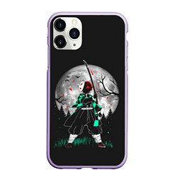 Чехол iPhone 11 Pro матовый Moon Slayer, цвет: 3D-светло-сиреневый