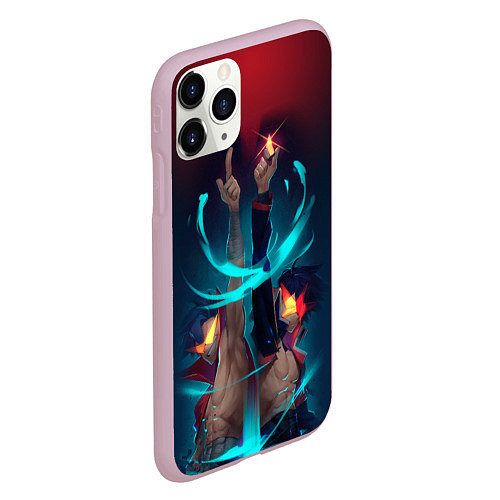 Чехол iPhone 11 Pro матовый Kamina & Simon / 3D-Розовый – фото 2