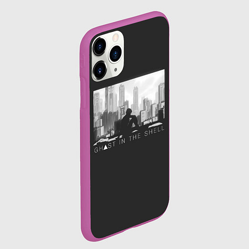 Чехол iPhone 11 Pro матовый Kusanagi / 3D-Фиолетовый – фото 2