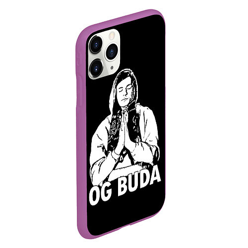 Чехол iPhone 11 Pro матовый OG Buda / 3D-Фиолетовый – фото 2