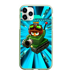 Чехол iPhone 11 Pro матовый BTD6 Captain Churchill, цвет: 3D-салатовый