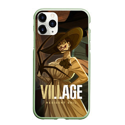 Чехол iPhone 11 Pro матовый Lady Alcina Dimitrescu, цвет: 3D-салатовый