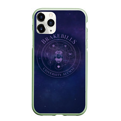 Чехол iPhone 11 Pro матовый Brakebills University Alumni, цвет: 3D-салатовый