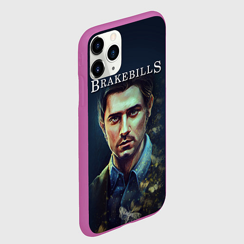 Чехол iPhone 11 Pro матовый Elliot Brakebills / 3D-Фиолетовый – фото 2