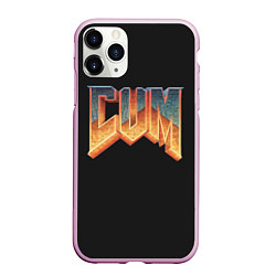 Чехол iPhone 11 Pro матовый Doom Gachi Remix, цвет: 3D-розовый