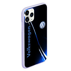 Чехол iPhone 11 Pro матовый VOLKSWAGEN, цвет: 3D-светло-сиреневый — фото 2