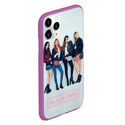 Чехол iPhone 11 Pro матовый Blackpink Squad, цвет: 3D-фиолетовый — фото 2