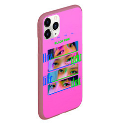 Чехол iPhone 11 Pro матовый How you like that, цвет: 3D-малиновый — фото 2