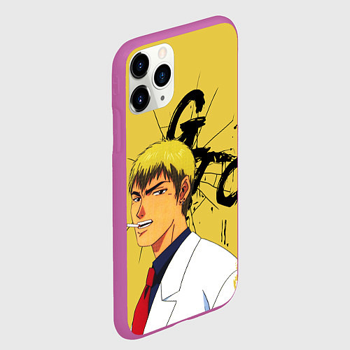 Чехол iPhone 11 Pro матовый Крутой учитель Онидзука / 3D-Фиолетовый – фото 2