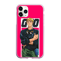 Чехол iPhone 11 Pro матовый Great Teacher Onizuka, цвет: 3D-розовый