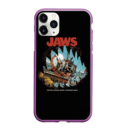 Чехол iPhone 11 Pro матовый Jaws cinema