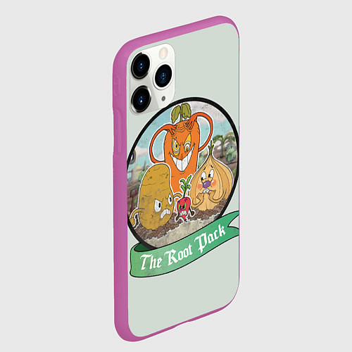 Чехол iPhone 11 Pro матовый The Root Pack / 3D-Фиолетовый – фото 2