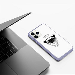 Чехол iPhone 11 Pro матовый Sukunas Laugh, цвет: 3D-светло-сиреневый — фото 2