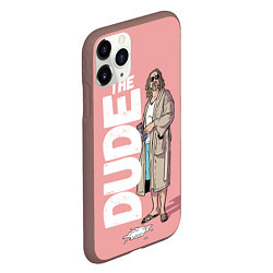 Чехол iPhone 11 Pro матовый The Real Dude, цвет: 3D-коричневый — фото 2