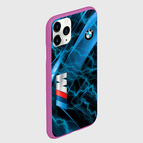 Чехол iPhone 11 Pro матовый BMW / 3D-Фиолетовый – фото 2