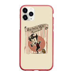 Чехол iPhone 11 Pro матовый Wilson Percival, цвет: 3D-красный