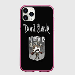 Чехол iPhone 11 Pro матовый Wigfrid, цвет: 3D-малиновый