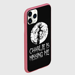 Чехол iPhone 11 Pro матовый Charlie is missing me, цвет: 3D-малиновый — фото 2