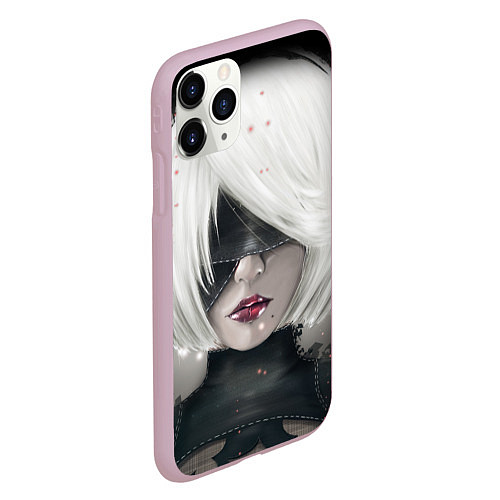 Чехол iPhone 11 Pro матовый YoRHa Nier Z / 3D-Розовый – фото 2