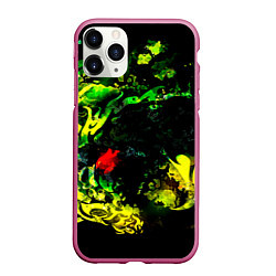 Чехол iPhone 11 Pro матовый ACID DRAGON