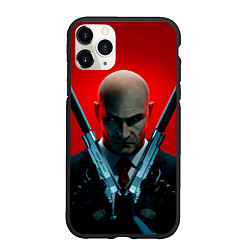 Чехол iPhone 11 Pro матовый Agent here, цвет: 3D-черный