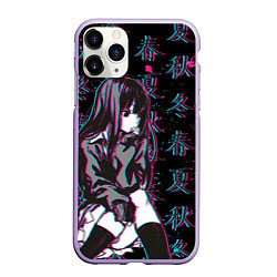 Чехол iPhone 11 Pro матовый Sad Anime Girl