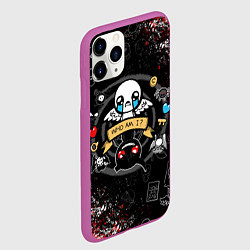 Чехол iPhone 11 Pro матовый The Binding of Isaac ИСААК, цвет: 3D-фиолетовый — фото 2