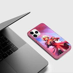 Чехол iPhone 11 Pro матовый 2B Love Nier Automata Z, цвет: 3D-малиновый — фото 2