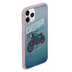 Чехол iPhone 11 Pro матовый Custom Bike, цвет: 3D-розовый — фото 2