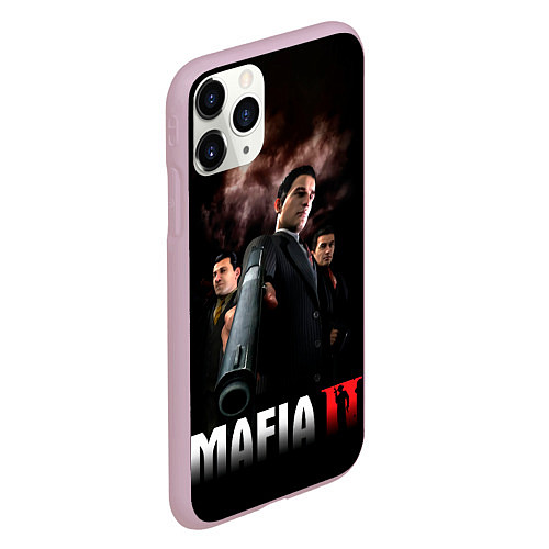 Чехол iPhone 11 Pro матовый Мафиозное братство / 3D-Розовый – фото 2