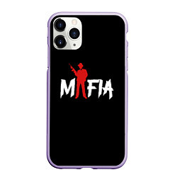 Чехол iPhone 11 Pro матовый Mafia, цвет: 3D-светло-сиреневый