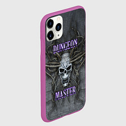 Чехол iPhone 11 Pro матовый DM Dungeon Master SKULL, цвет: 3D-фиолетовый — фото 2