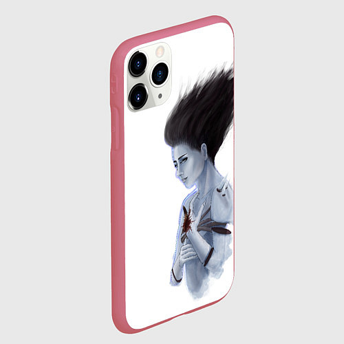 Чехол iPhone 11 Pro матовый Дух / 3D-Малиновый – фото 2
