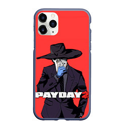 Чехол iPhone 11 Pro матовый Чумной Pay Day 2, цвет: 3D-серый