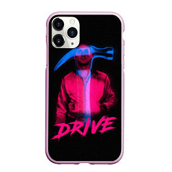 Чехол iPhone 11 Pro матовый DRIVE, цвет: 3D-розовый