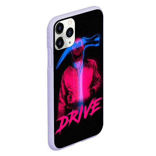 Чехол iPhone 11 Pro матовый DRIVE / 3D-Светло-сиреневый – фото 2