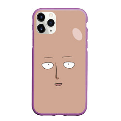 Чехол iPhone 11 Pro матовый Сайтама One-Punch Man