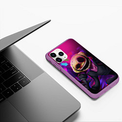 Чехол iPhone 11 Pro матовый Friday Night Funkin монстр, цвет: 3D-фиолетовый — фото 2