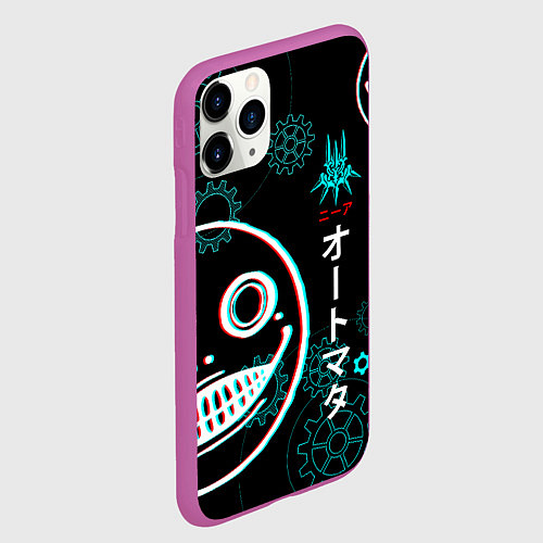Чехол iPhone 11 Pro матовый Nier: Automata / 3D-Фиолетовый – фото 2