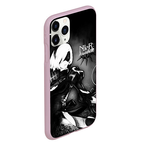 Чехол iPhone 11 Pro матовый 2B Nier: Automata / 3D-Розовый – фото 2