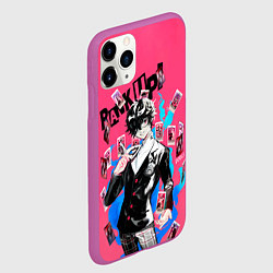 Чехол iPhone 11 Pro матовый Амамия, цвет: 3D-фиолетовый — фото 2