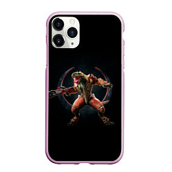 Чехол iPhone 11 Pro матовый Торговка плотью, цвет: 3D-розовый