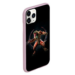 Чехол iPhone 11 Pro матовый Торговка плотью, цвет: 3D-розовый — фото 2